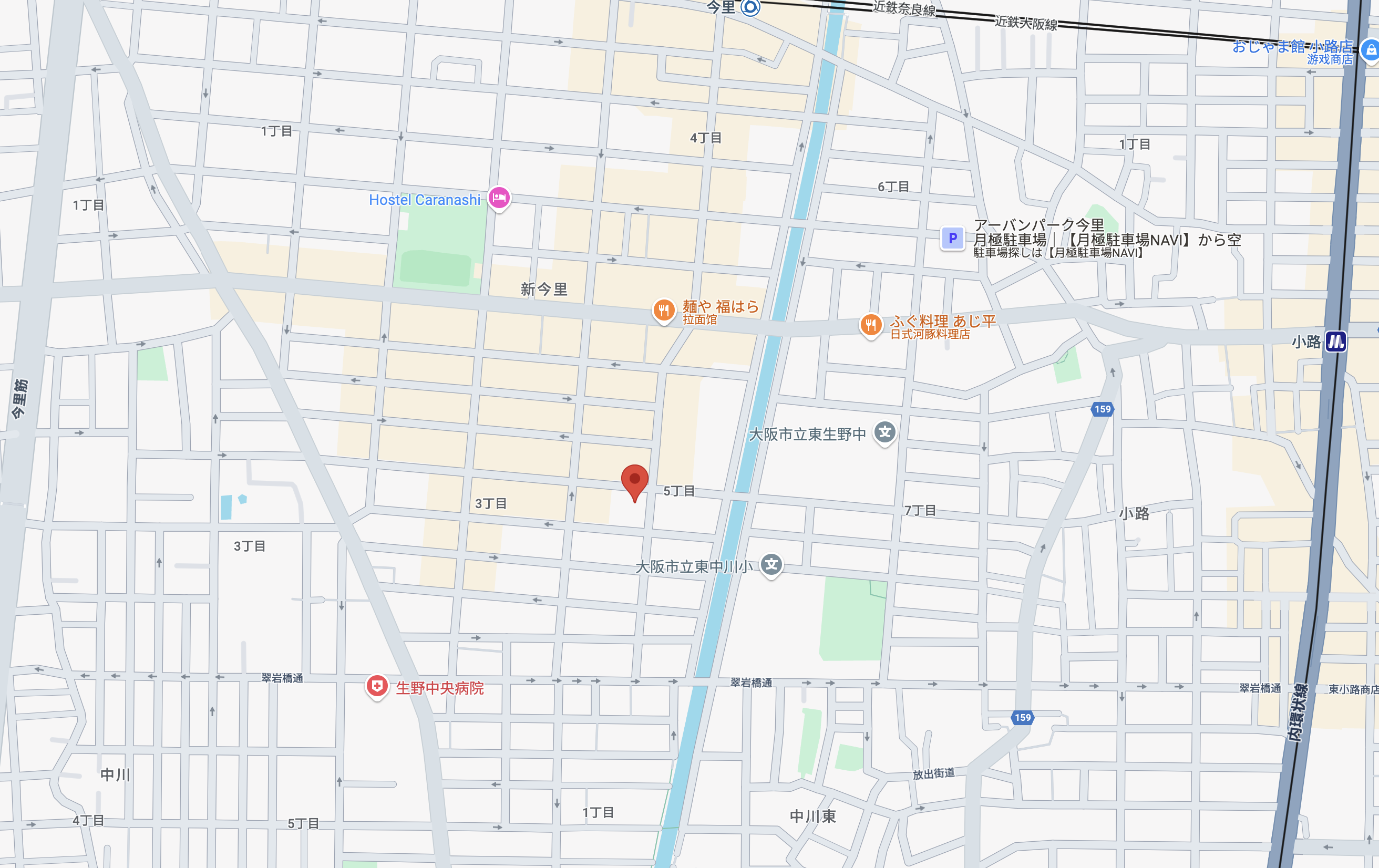 会社所在地地図